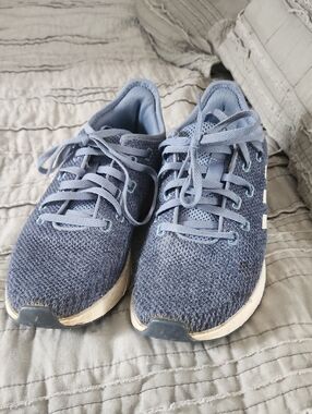 adidas Kids Light Blue Knit Sneakers